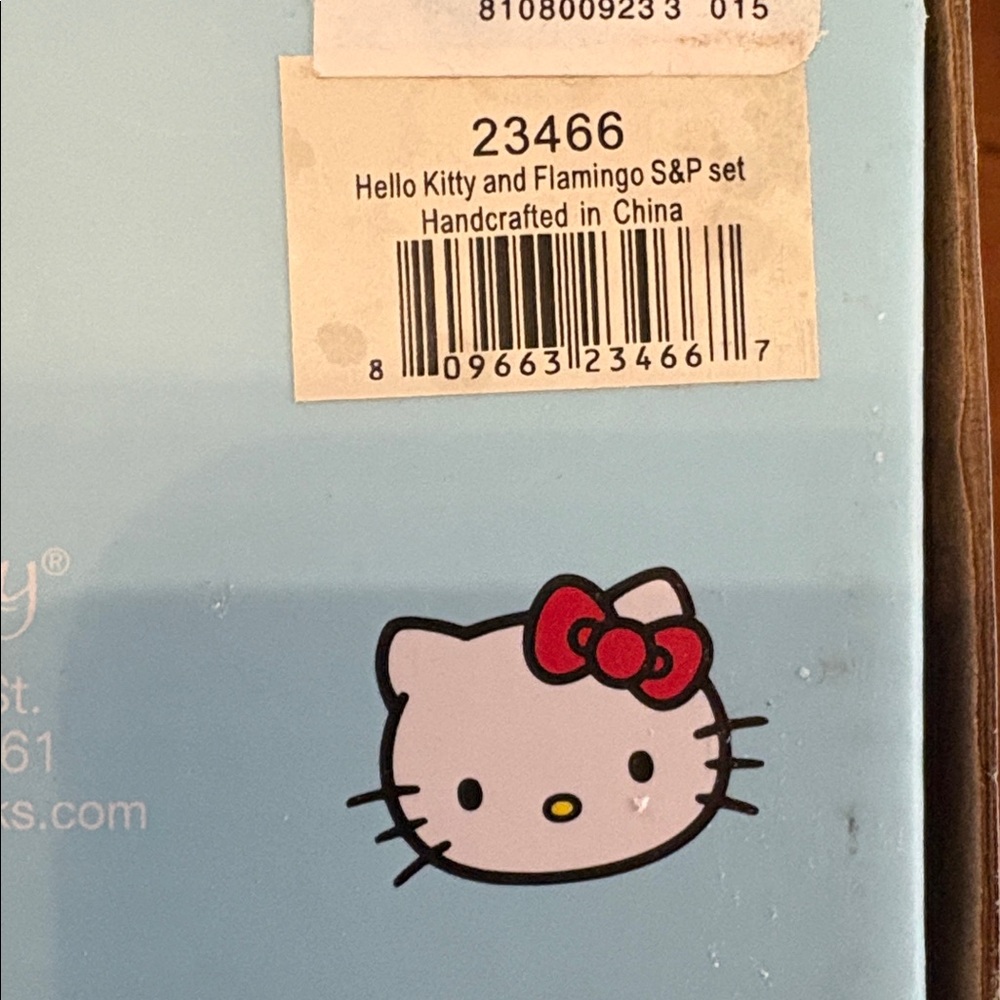 Hello Kitty Flamingo salt n pepper Set - Pink and White - Picture 6 of 6
